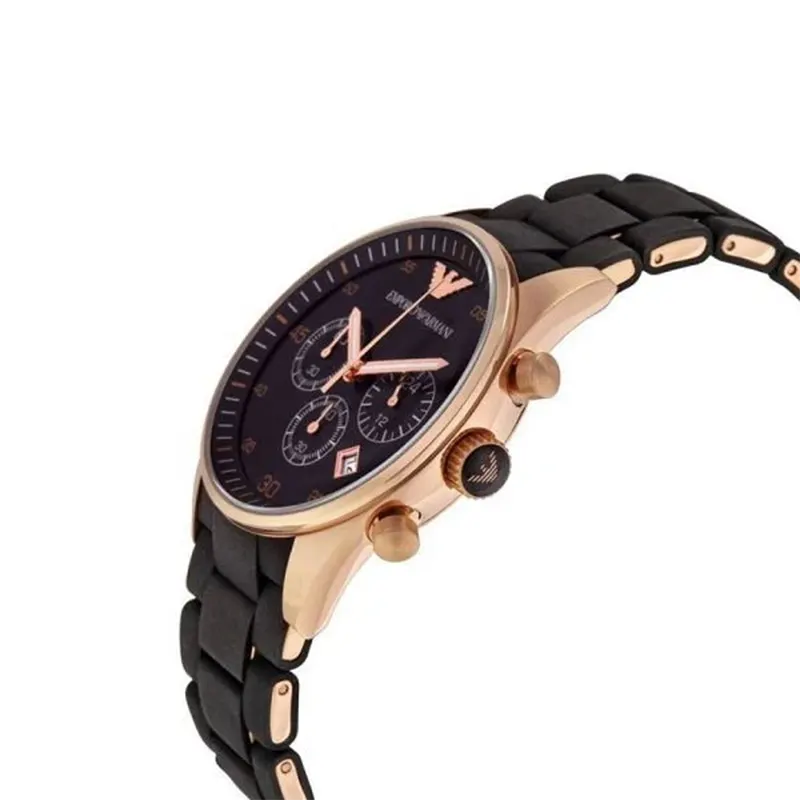 Emporio Armani Sportivo Chronograph Rose Gold-tone Men's Watch- AR5905